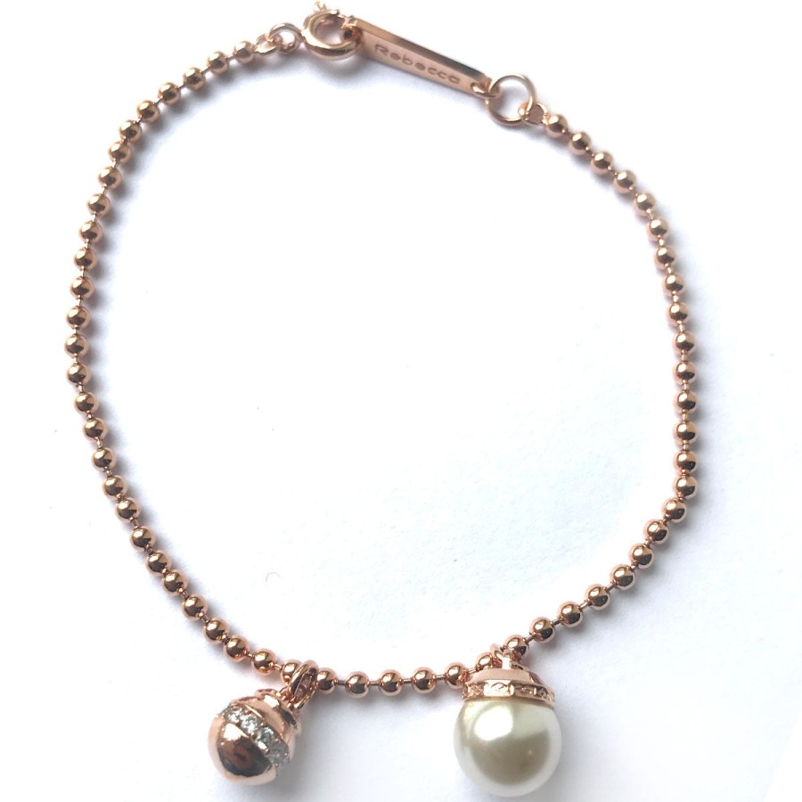 Rebecca Rebecca Gold Fine Pearl Bracelet Wholesale