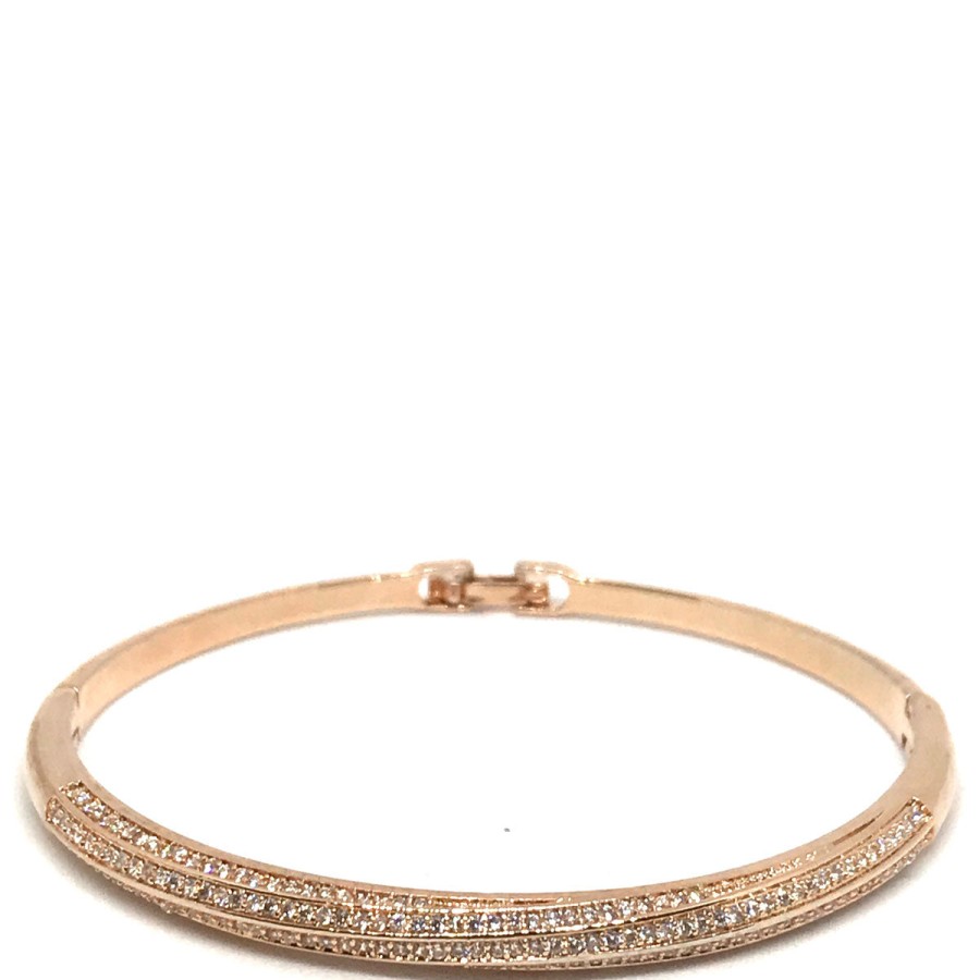 Absolute Absolute Rose Gold Twist Bangle Online