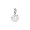 Rebecca My World Rebecca My World Silver 40 Birthday Charm Hot