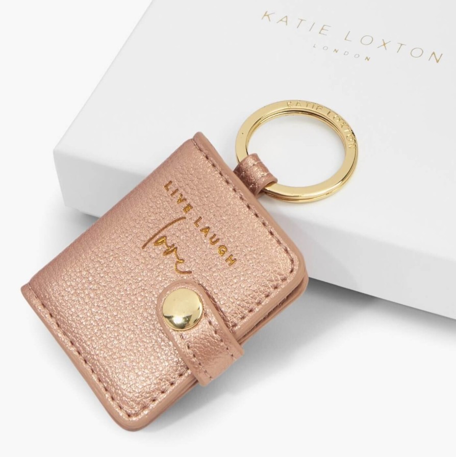 Katie Loxton Katie Loxton Beautifully Boxed Photo Keyring - Live Laugh Love New