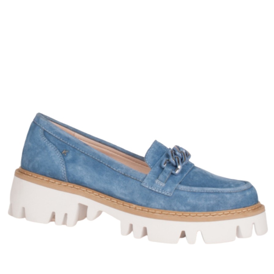 Kate Appleby Kate Appleby Kirkhill Chunky Loafers - Pacific Blue Clearance