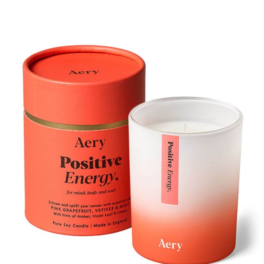 Aery Aery Positive Energy Scented Candle - Pink Grapefruit, Vetiver & Mint Wholesale