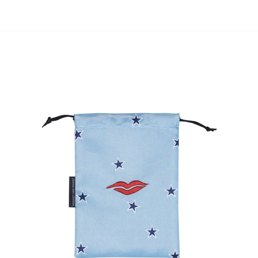 Donna May London Donna May Drawstring Makeup Bag - Blue Star Best