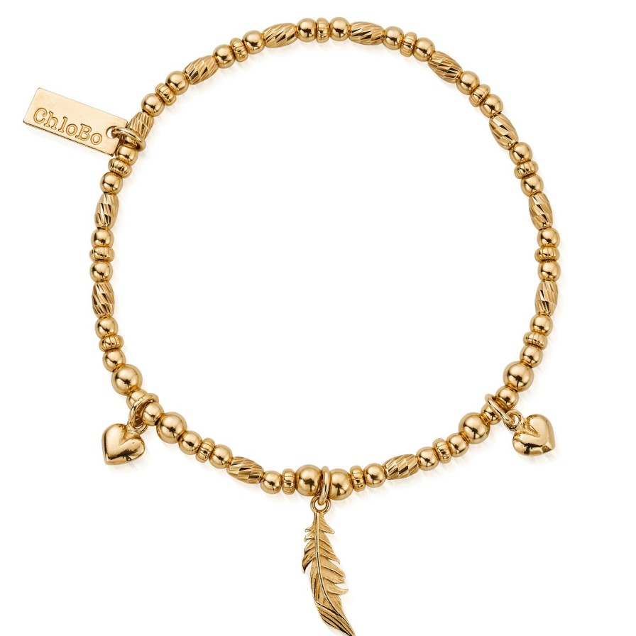 ChloBo Chlobo Love & Courage Bracelet - Gold Online