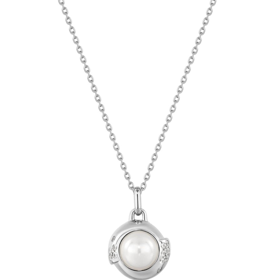 Ania Haie Ania Haie Modern Muse Silver Pearl Sphere Pendant Necklace Hot