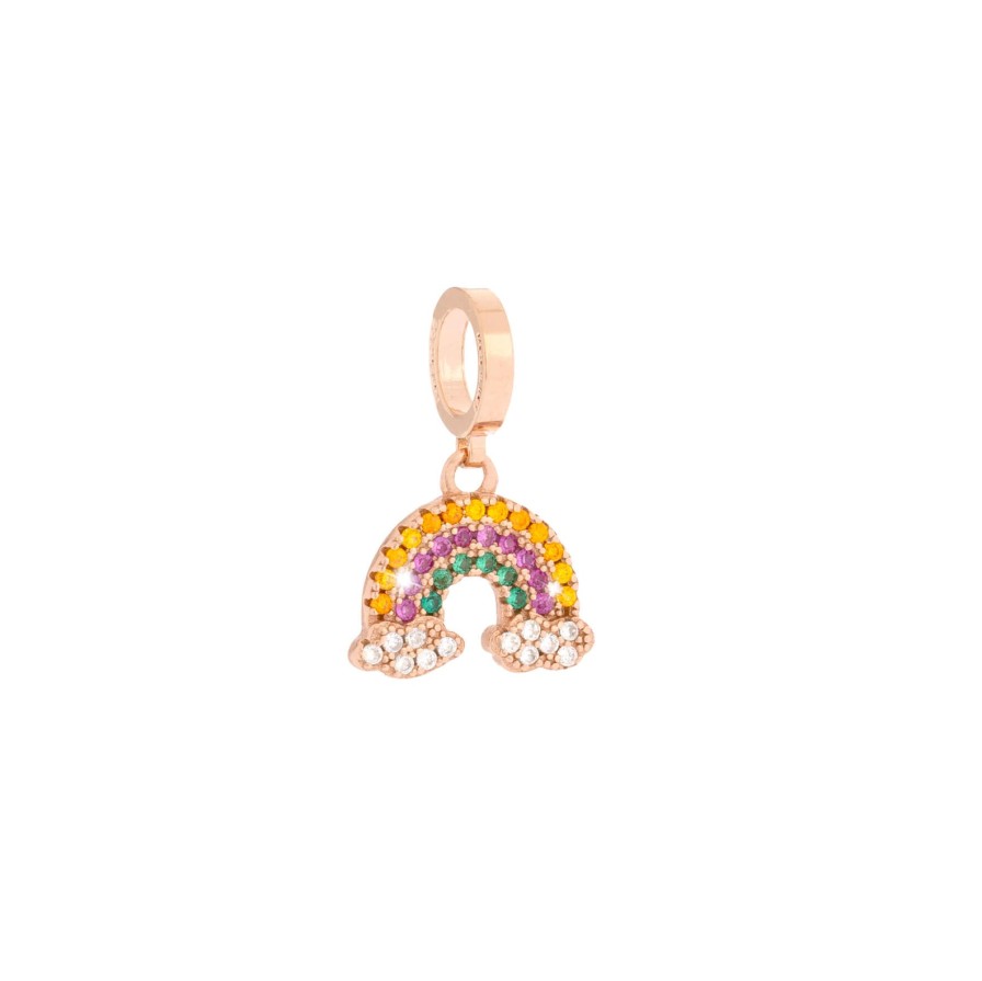 Rebecca My World Rebecca Rose Gold Rainbow Charm Best