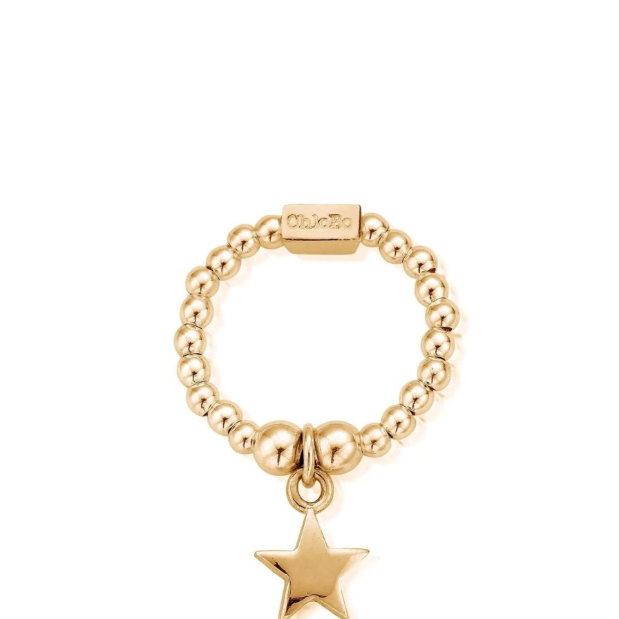 ChloBo Chlobo Mini Star Ring - Gold Clearance