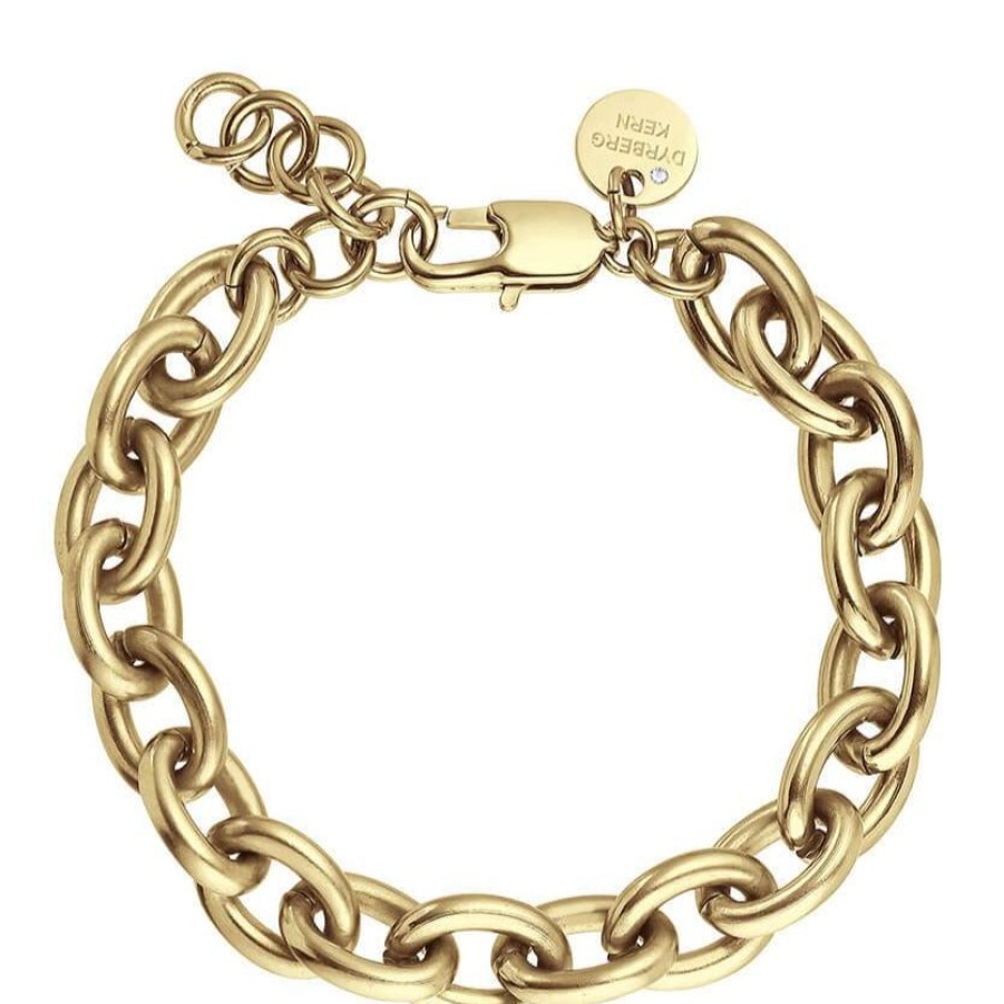 Dyrberg Kern Dyrberg Kern Pace Chunky Link Bracelet - Gold Wholesale