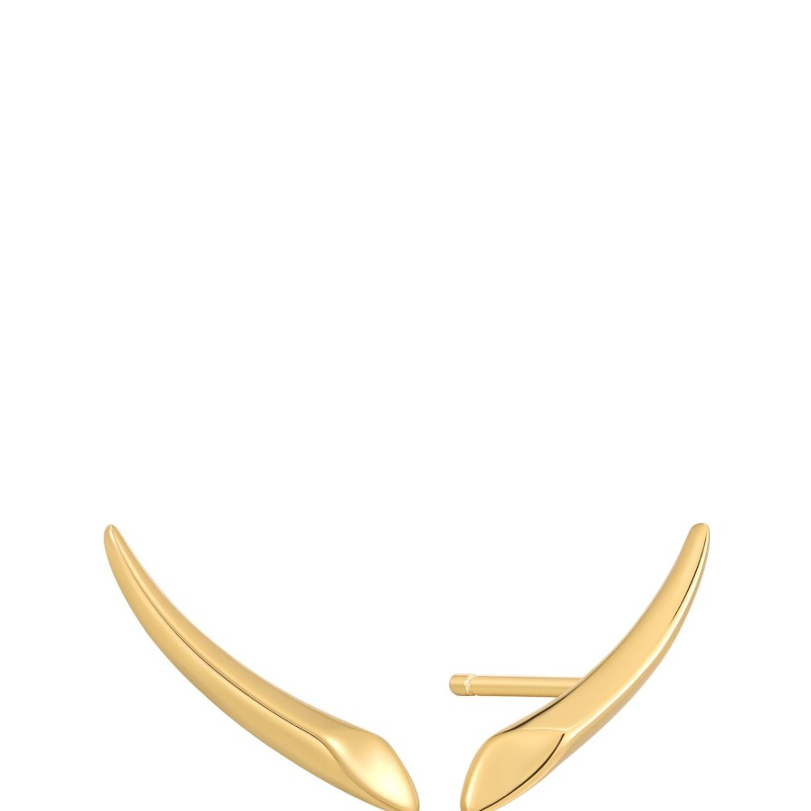 Ania Haie Ania Haie Tough Love Gold Arrow Stud Earrings Wholesale