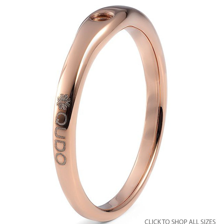 Qudo Qudo Extra Thin Ring - Rose Gold Wholesale