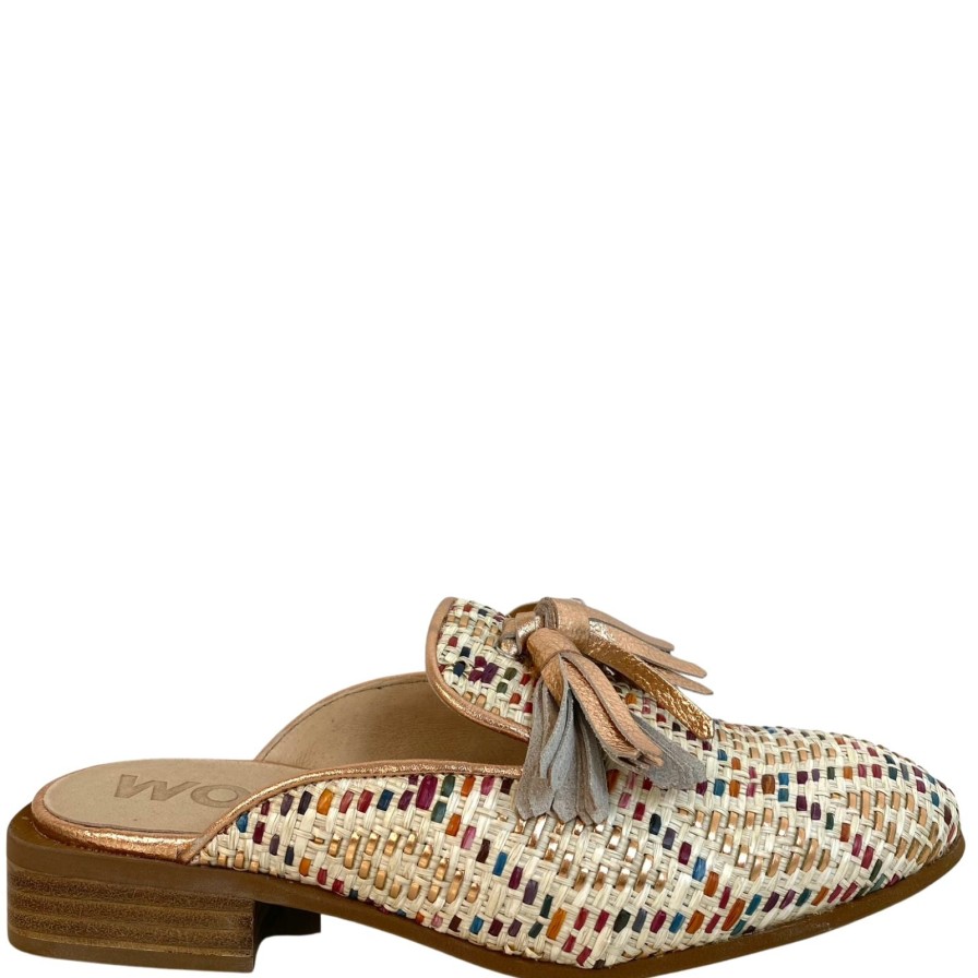 Wonders Wonders Woven Closed Toe Mules New