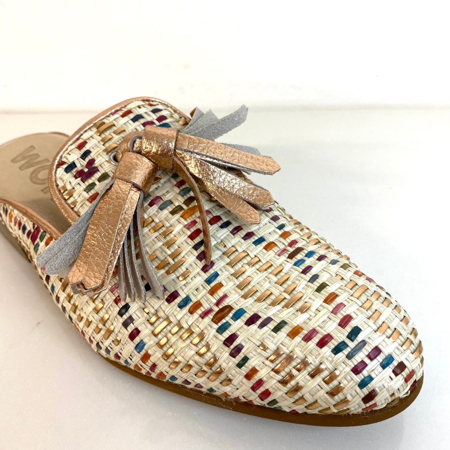 Wonders Wonders Woven Closed Toe Mules New