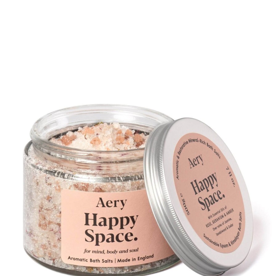 Aery Aery Happy Space Bath Salts - Rose Geranium & Amber Clearance