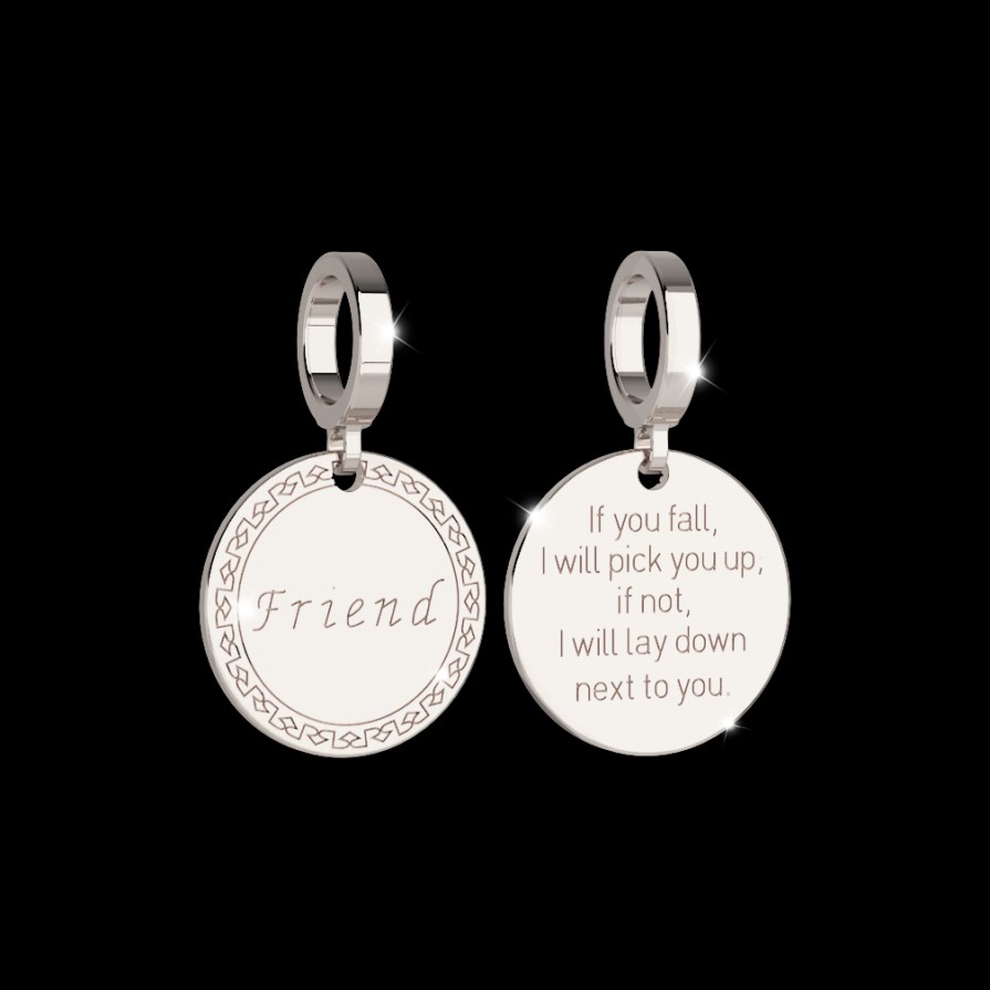 Rebecca My World Rebecca My World Silver Friend Charm New