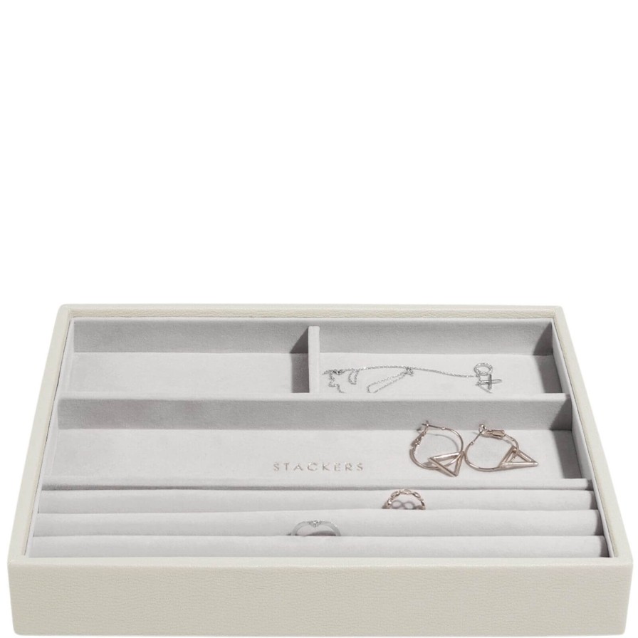 Stackers Stackers Classic Jewellery Box (Ring & Bracelet Layer) - Oatmeal Hot