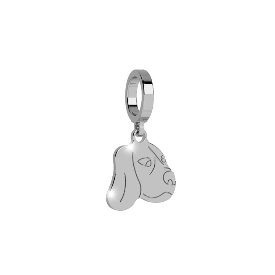 Rebecca My World Rebecca My World Silver Dog Charm Best