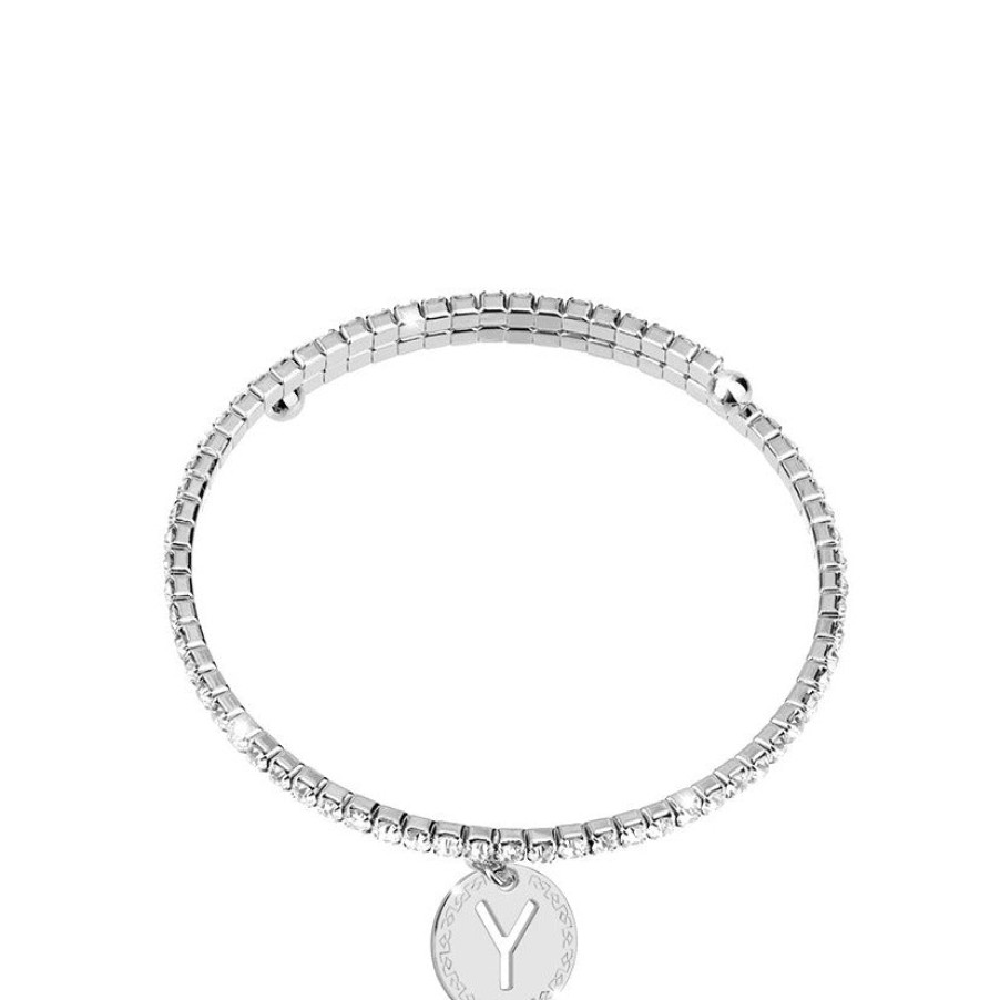 Rebecca My World Rebecca My World Silver Glam Bangle - Y Hot