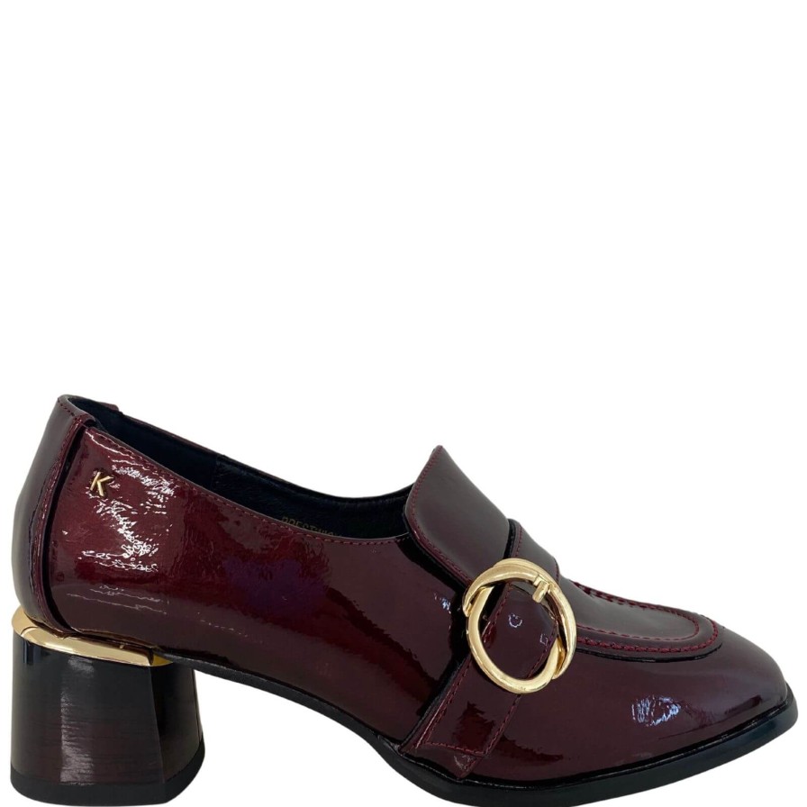 Kate Appleby Kate Appleby Prestwick Heeled Loafers - Burgundy Wholesale