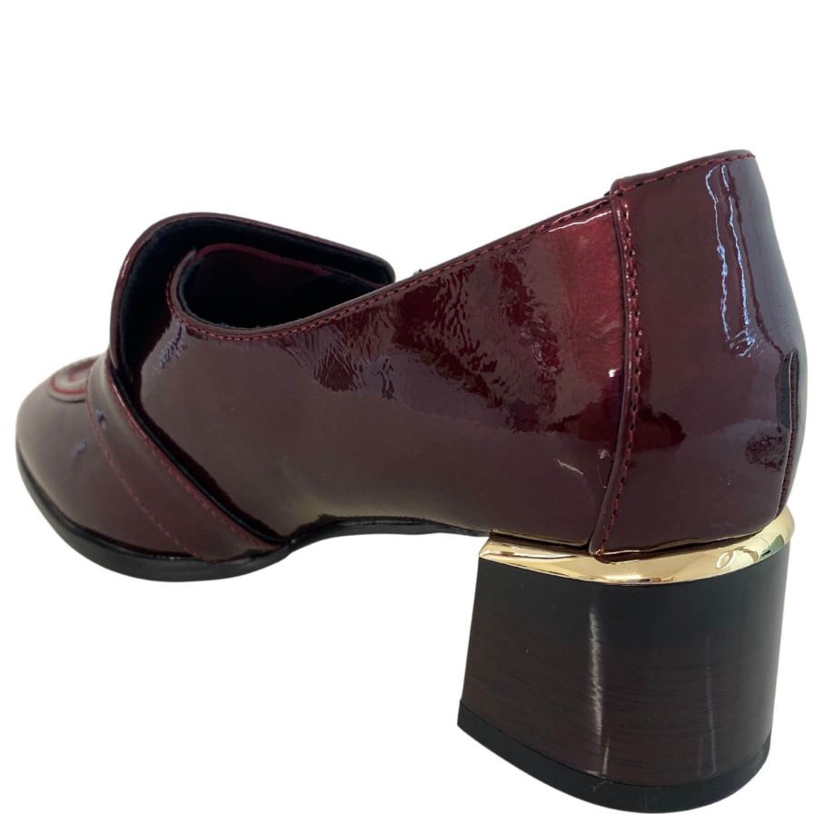 Kate Appleby Kate Appleby Prestwick Heeled Loafers - Burgundy Wholesale