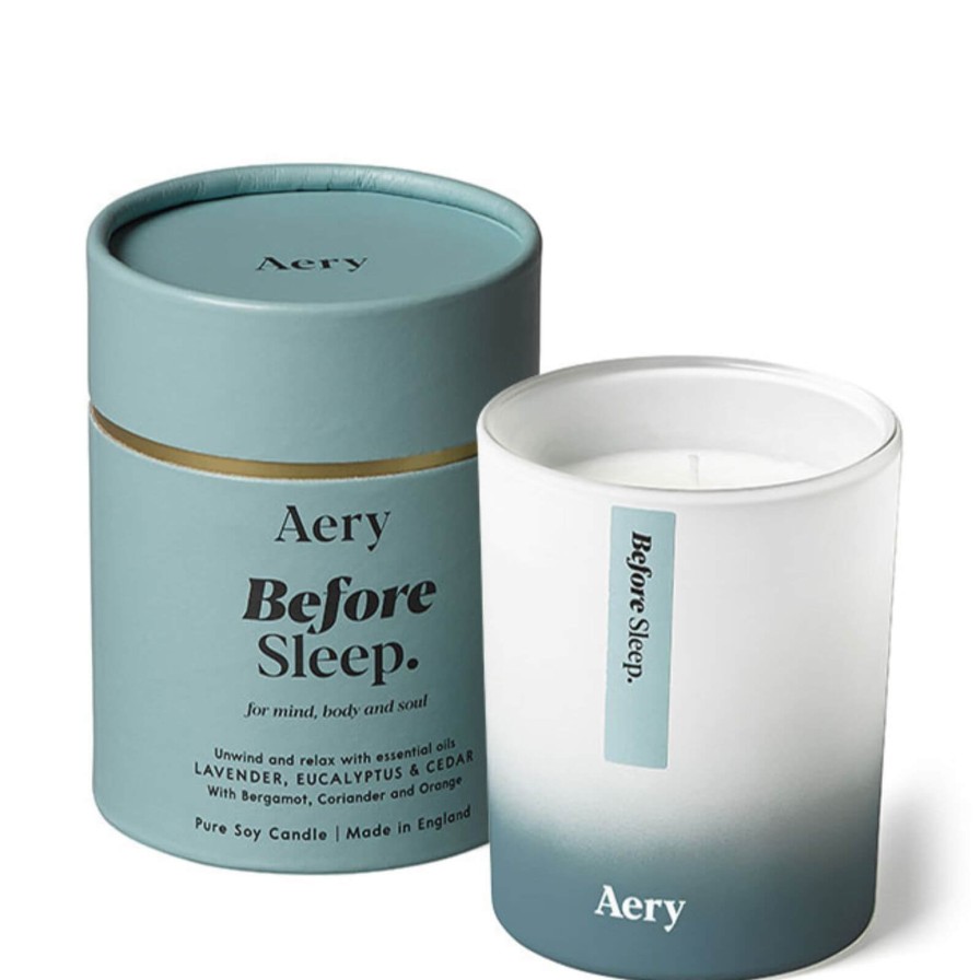 Aery Aery Before Sleep Scented Candle - Lavender, Eucalyptus & Cedar New