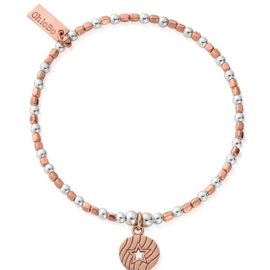 ChloBo Chlobo Open Star Circle Bracelet - Rose Gold & Silver Best