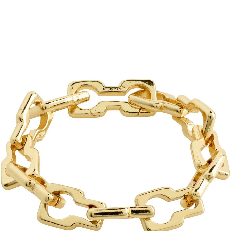 Pilgrim Pilgrim Live Gold Chunky Bracelet Wholesale