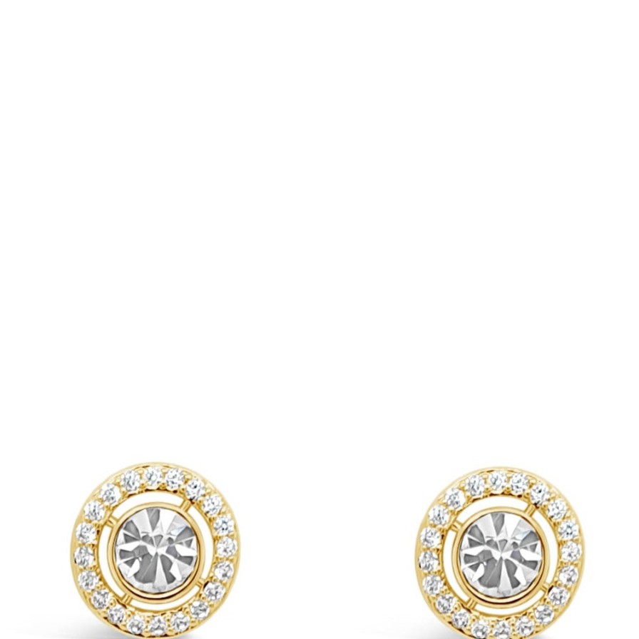 Absolute Absolute Gold Halo Stud Earrings Online