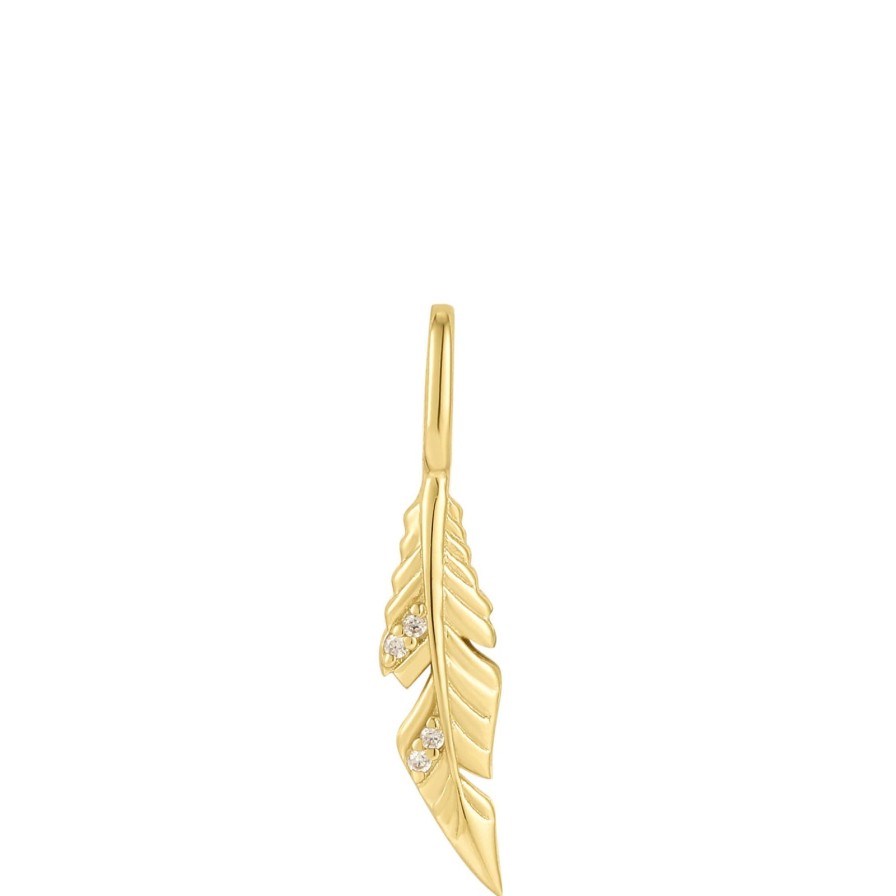 Ania Haie Pop Charm Ania Haie Pop Charms Gold Feather Charm Best