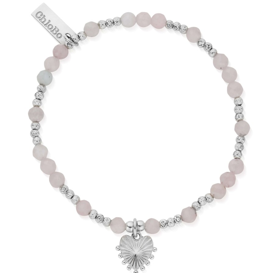 ChloBo Chlobo Glowing Beauty Rose Quartz Bracelet Online