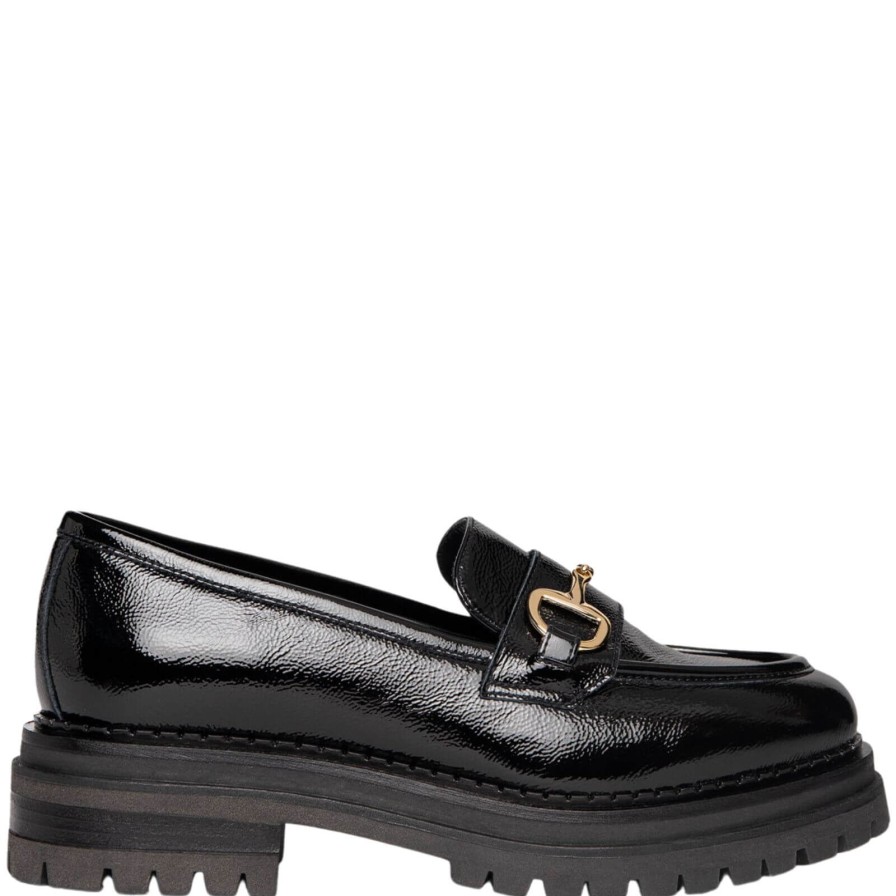 Nero Giardini Nerogiardini Black Leather Chunky Loafers Online