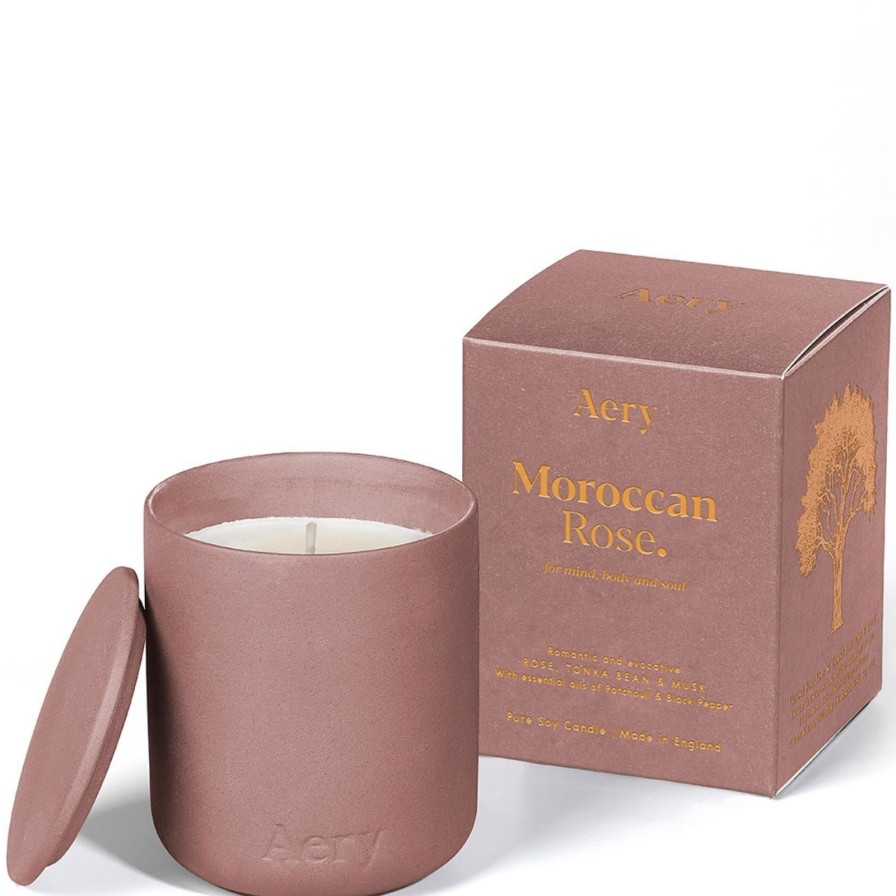 Aery Aery Moroccan Rose Scented Candle - Rose, Tonka & Musk Wholesale