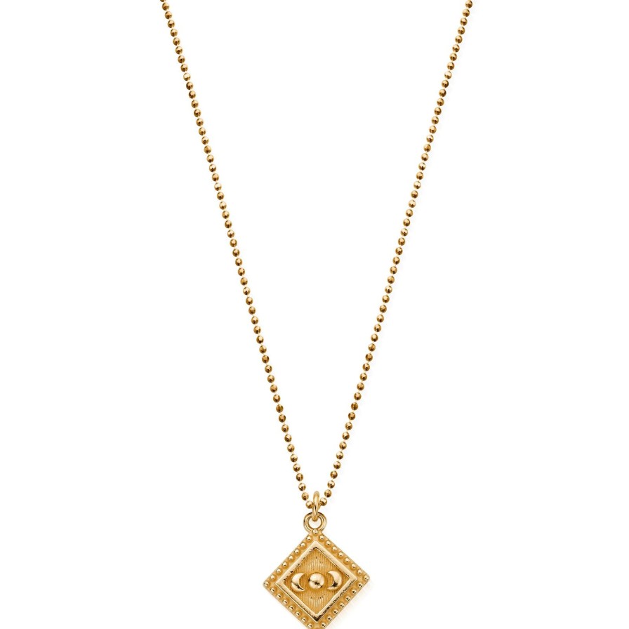 ChloBo Chlobo Moon Magic Diamond Cut Chain Necklace - Gold Hot