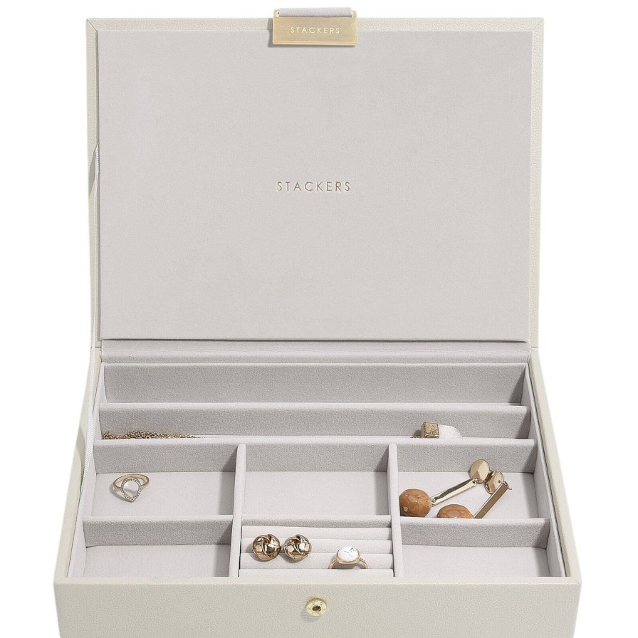 Stackers Stackers Classic Jewellery Box (Lid) - Oatmeal Online