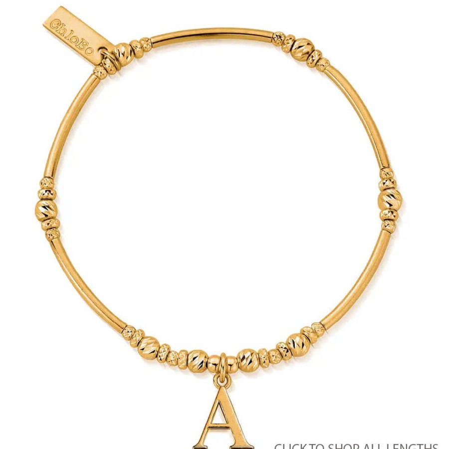 ChloBo Chlobo Iconic Initial Bracelet - Gold Hot