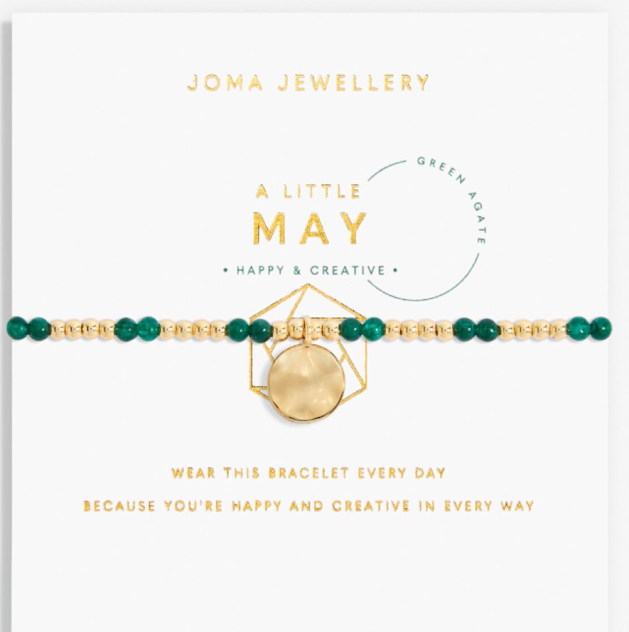 Joma Joma May Birthstone Gold Bracelet Clearance