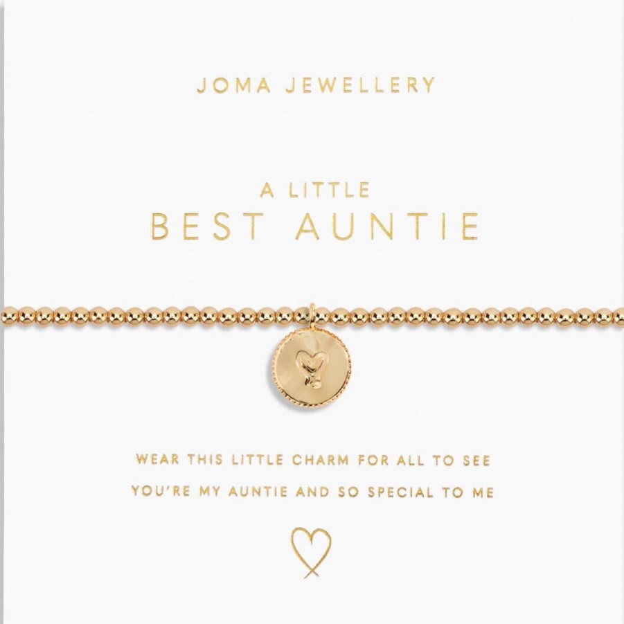 Joma Joma Best Auntie Bracelet - Gold Best