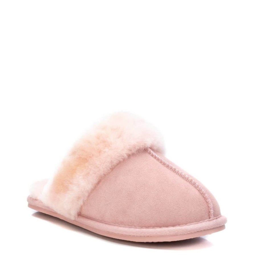 Carmela Carmela Pink Suede Slippers Online