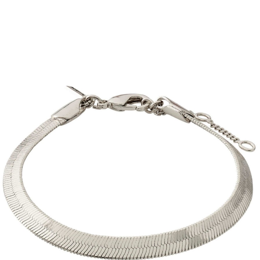 Pilgrim Pilgrim Noreen Silver Snake Bracelet Hot