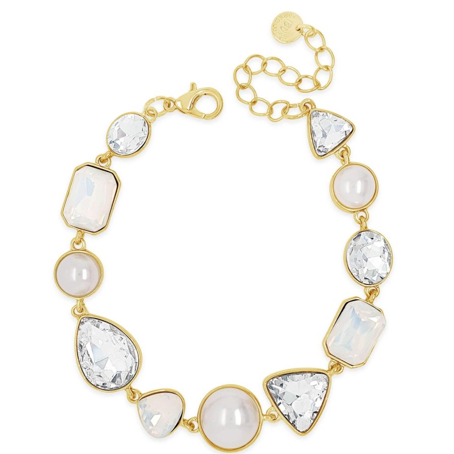 Absolute Absolute Gold & Pearl Bracelet New