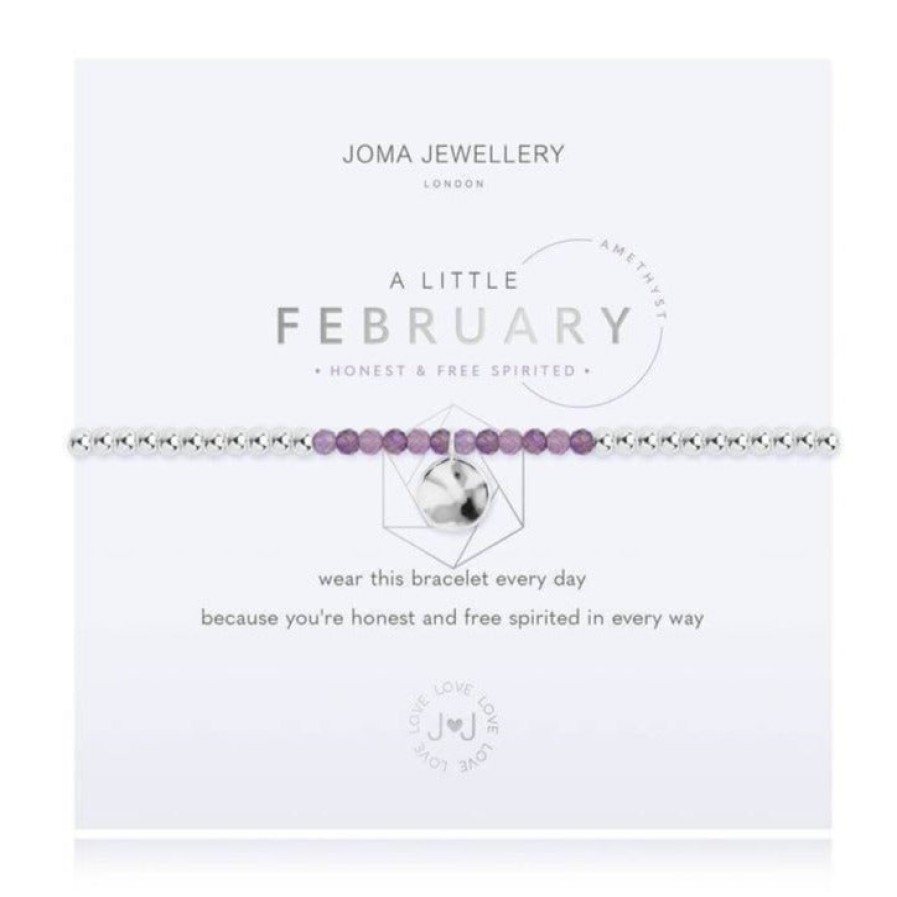 Joma Joma Birthstone February Amethyst Bracelet Wholesale