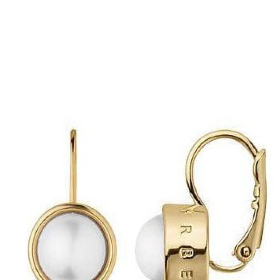 Dyrberg Kern Dyrberg Kern Lulu Gold Earrings - Pearl Hot