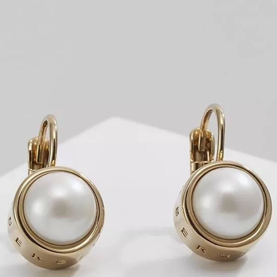 Dyrberg Kern Dyrberg Kern Lulu Gold Earrings - Pearl Hot