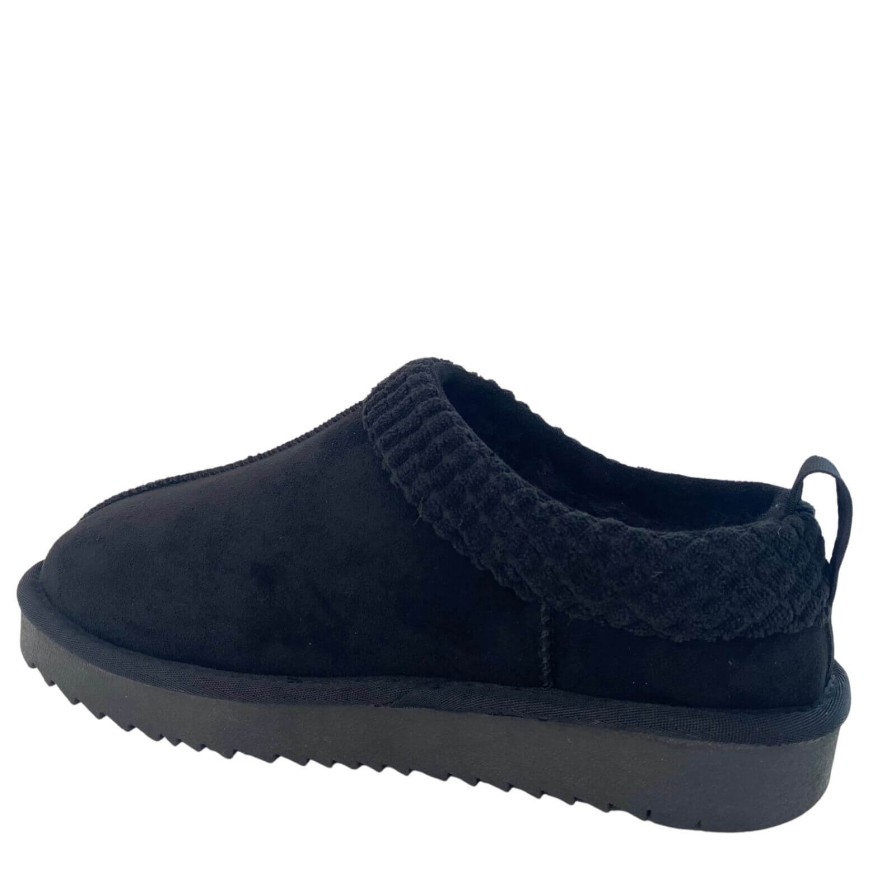 XTI Xti Black Slip On Tatum Slippers Clearance