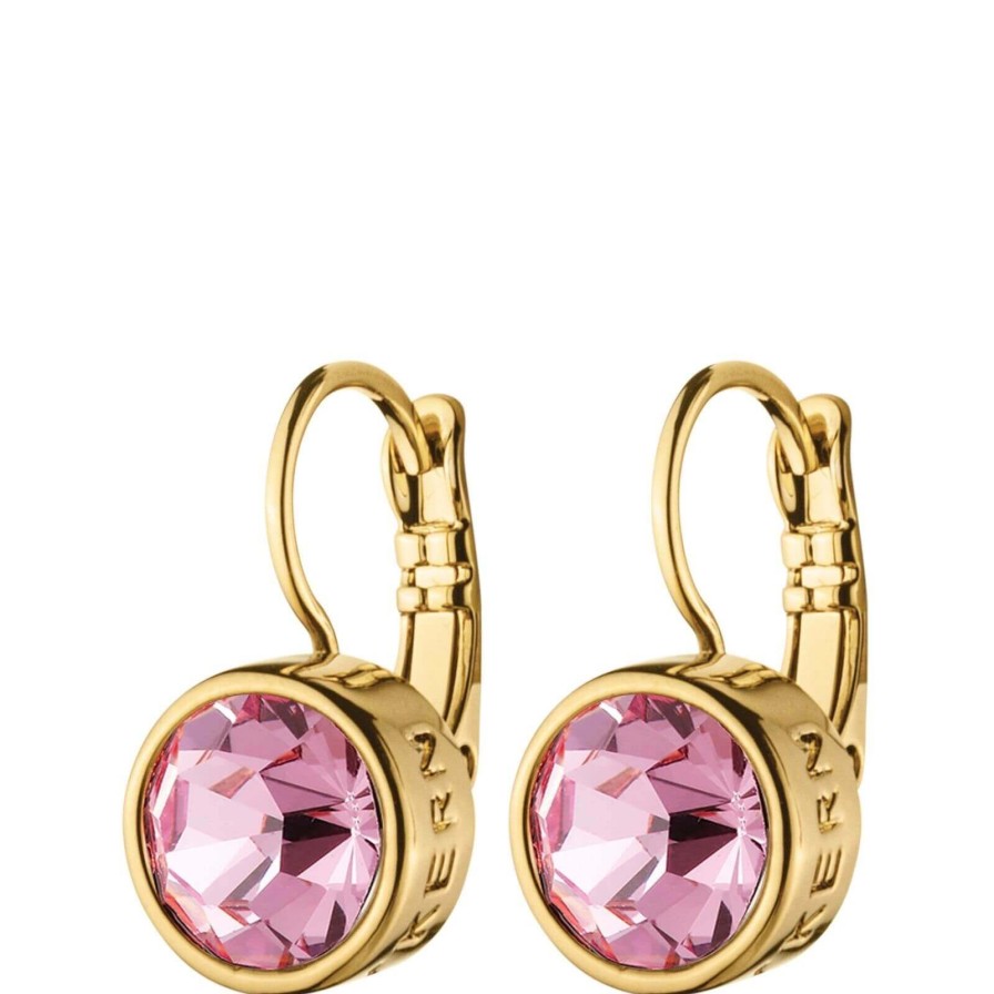 Dyrberg Kern Dyrberg Kern Louise Gold Earrings - Light Rose Clearance