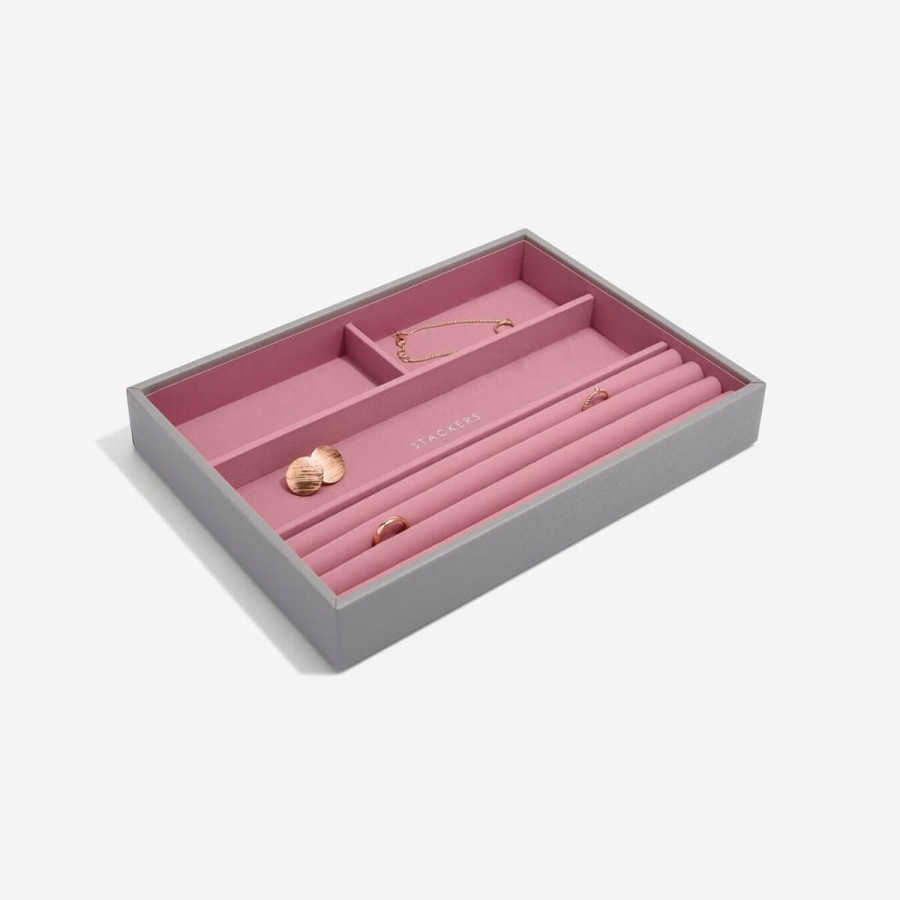 Stackers Stackers Classic Jewellery Box (Ring/Bracelets Layer) - Dove Grey Pink Online