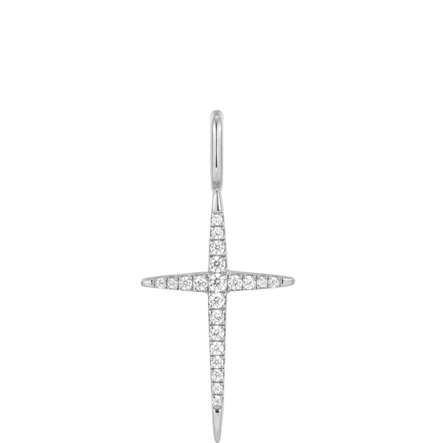 Ania Haie Pop Charm Ania Haie Pop Charms Silver Cross Charm Clearance