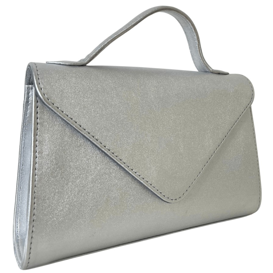 Unisa Unisa Zchiara Silver Leather Bag Wholesale