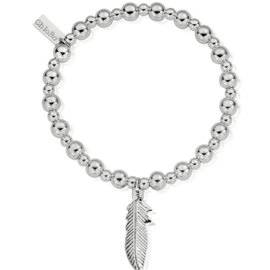 ChloBo Chlobo Mini Small Ball Feather Bracelet New