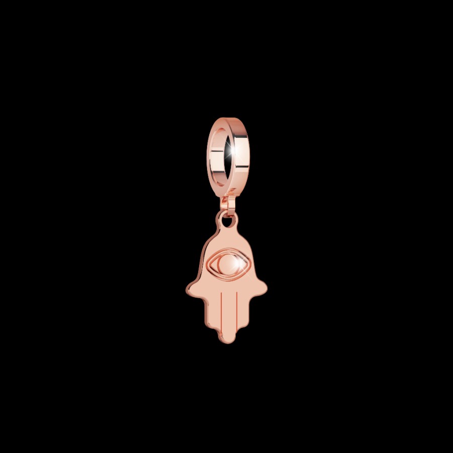 Rebecca My World Rebecca My World Rose Gold Hamsa Charm Clearance