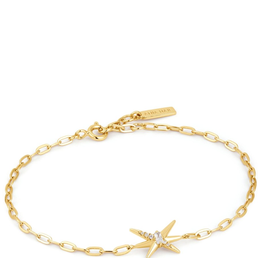 Ania Haie Ania Haie Polished Punk Gold Spike Bracelet Best